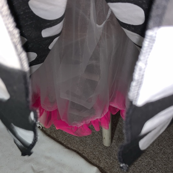 Art Stone polka dot 50’s style pinup dance tap swing costume medium black pink - Picture 5 of 11